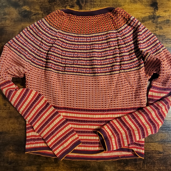 Zara Multicolor Patterned Sweater - Picture 3 of 3
